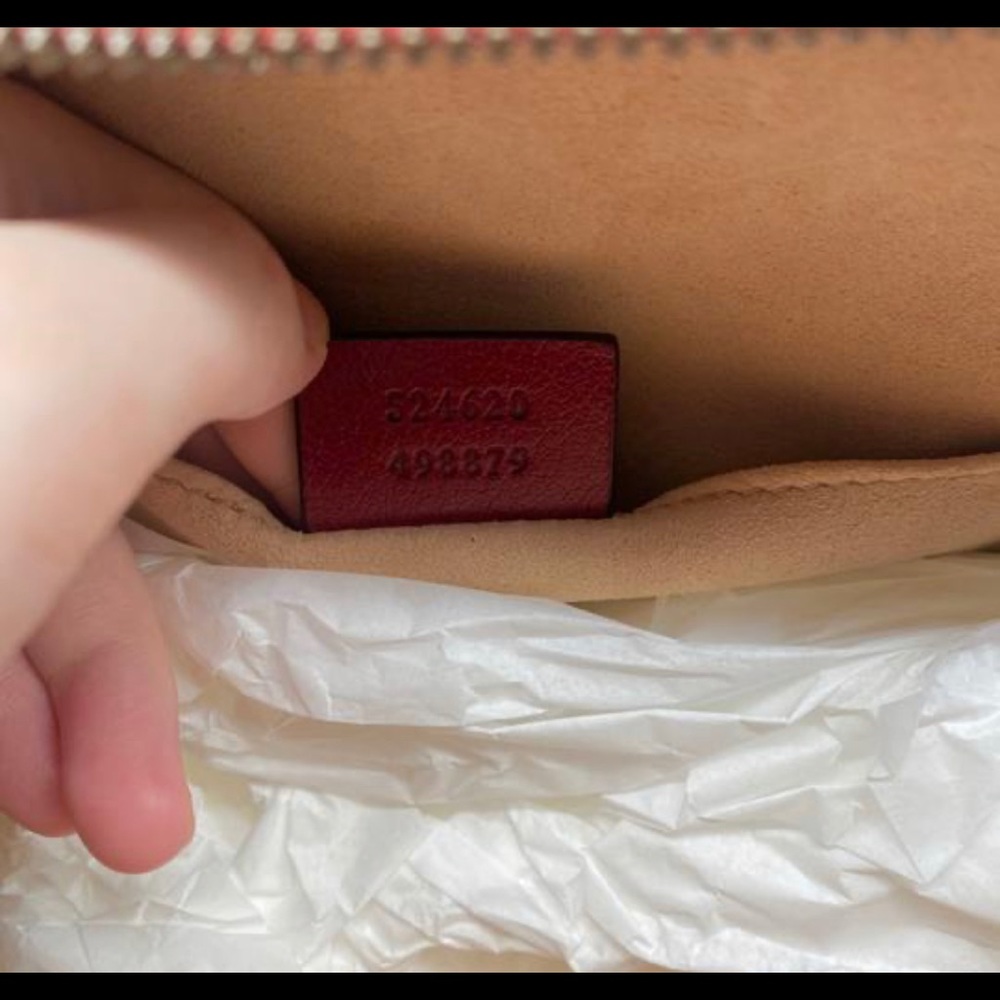 Gucci Crossbody Small Re(Belle) Red Leather NWT - Picture 3 of 11